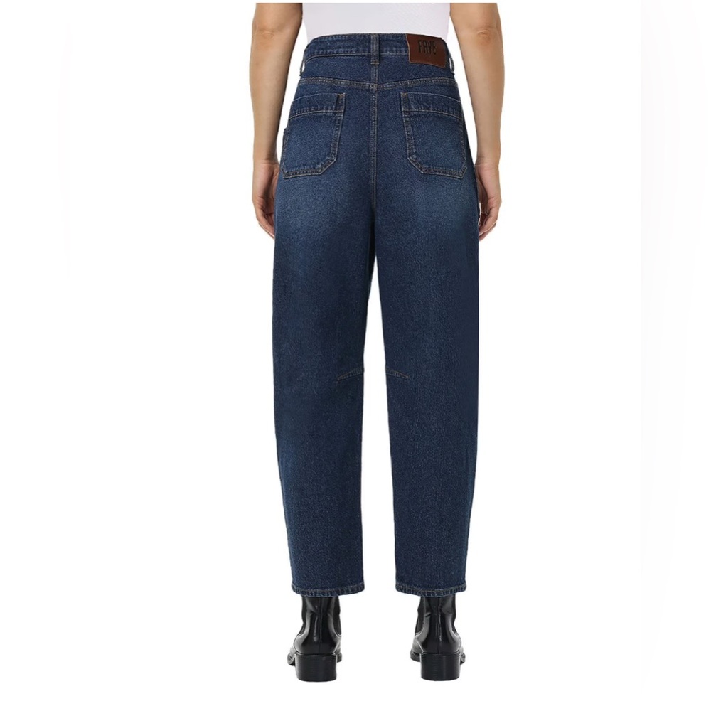 Frye Dark Blue Straight Leg Women's Jeans - Picture 4 of 5